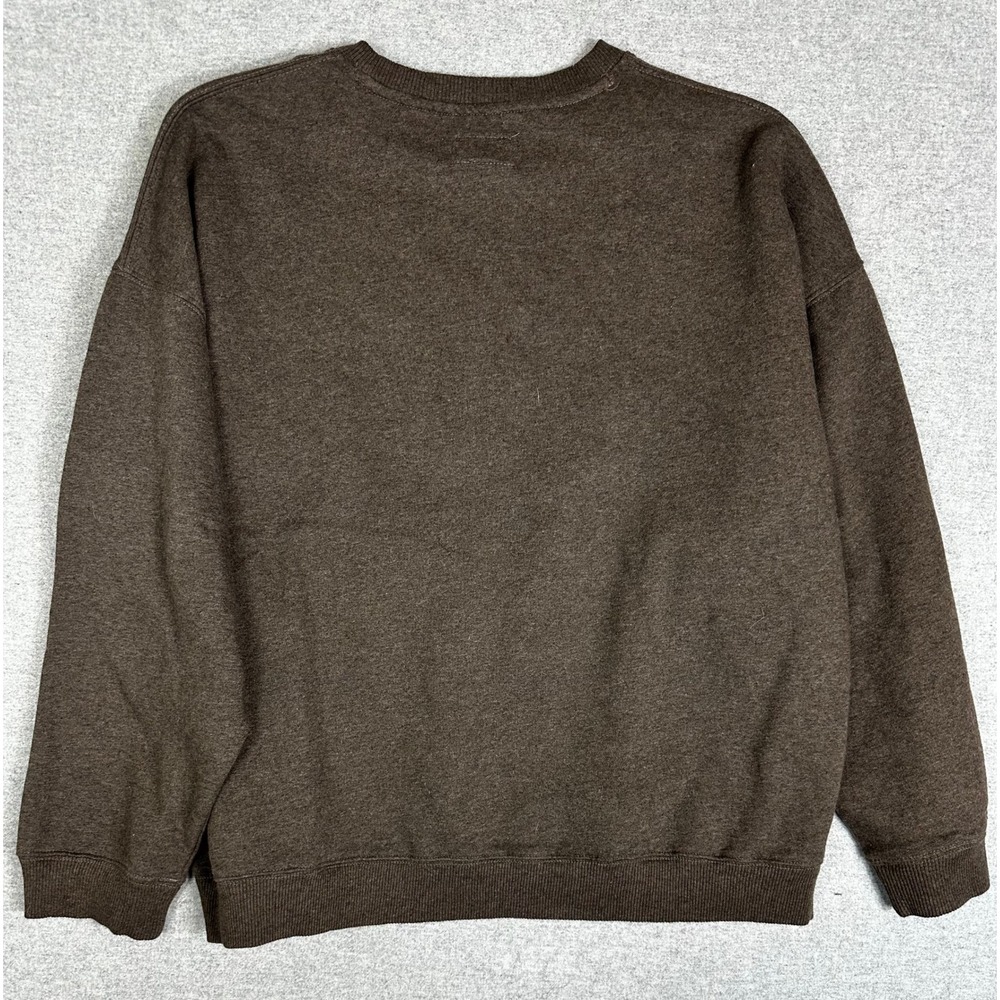 NWOT American Eagle London Sweatshirt Womens XL Brown Oversized Graphic Pullover - Picture 2 of 9